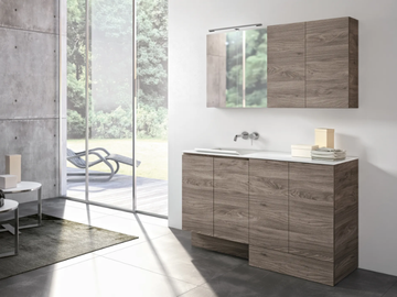 STORE 406 - Laundry room cabinet with sink for washing machine by Gruppo Geromin - view 2